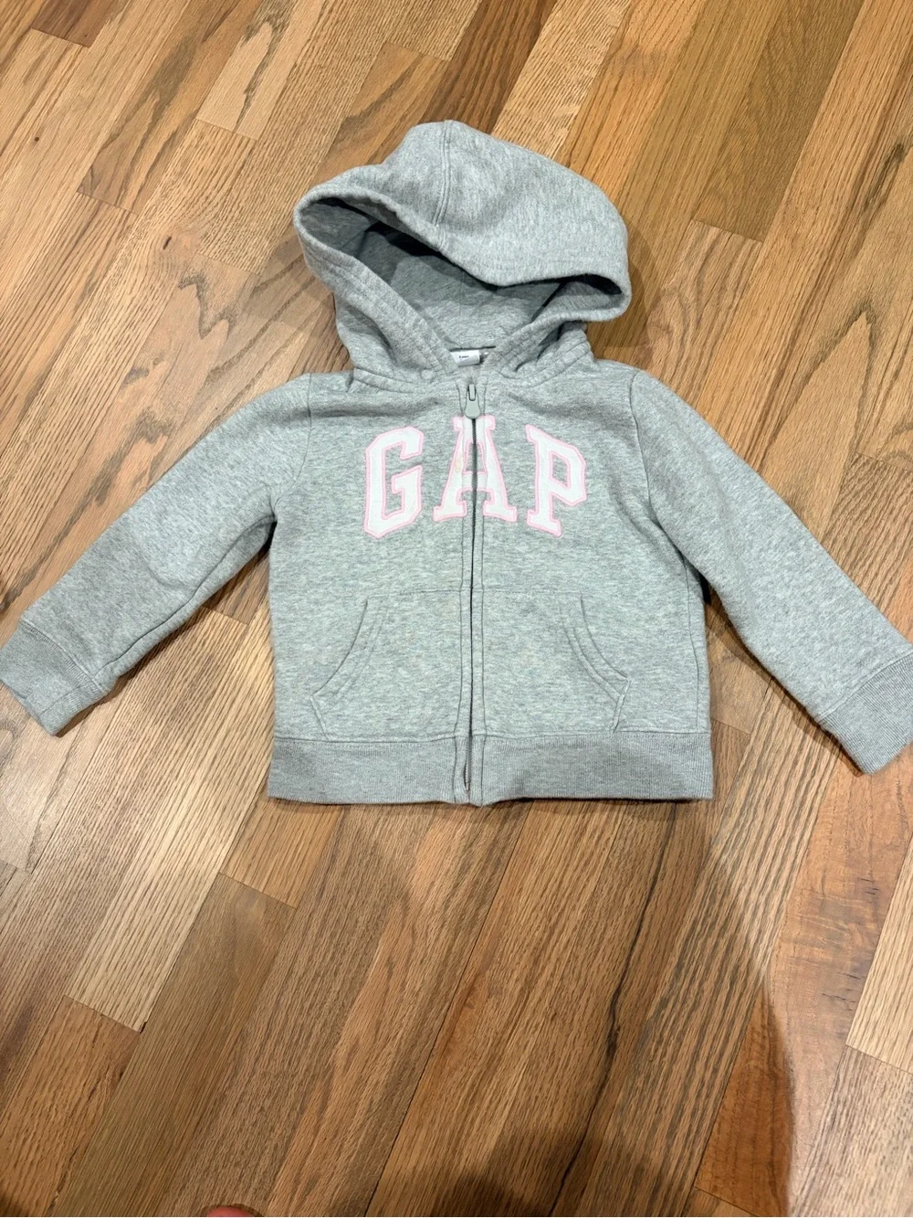 Gap toddler girl zip up hoodie sweatshirt